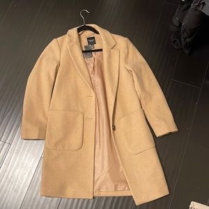 Tan long coat